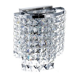 Moderná súčasná galvanizovaná funkcia nástenného svietidla Crystal Downlight nástenné svietidlo