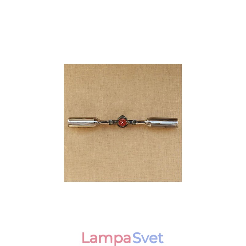 Retro American Village Kreatívny priemysel Wind Designer Nástenná lampa na fľašu s vodou Nástenná svetlošedá