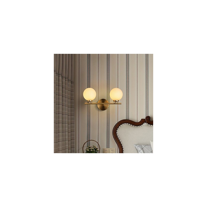 Nástenná lampa Moderná súčasná bronzová funkcia pre nástenné svietidlo v mini štýle uplight