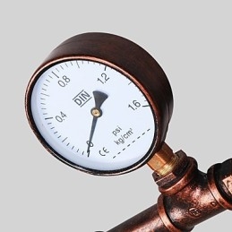 Vintage Industrial Pipe Nástenné svietidlá Drevený tvar prilby Kreatívne otočné svetlá Reštaurácia Kaviareň Bar Dekoračné osvetlenie
