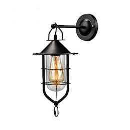 Nástenná lampa v európskom štýle balkónová ulička vonkajšia lampa retro priemyselný veterný bar nádvorie schody spálňa stena