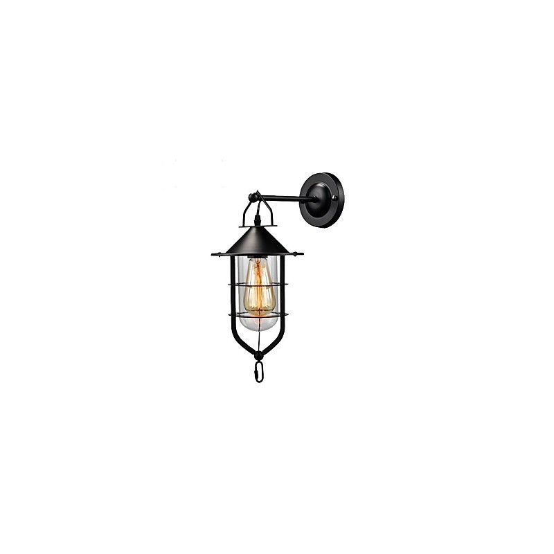 Nástenná lampa v európskom štýle balkónová ulička vonkajšia lampa retro priemyselný veterný bar nádvorie schody spálňa stena