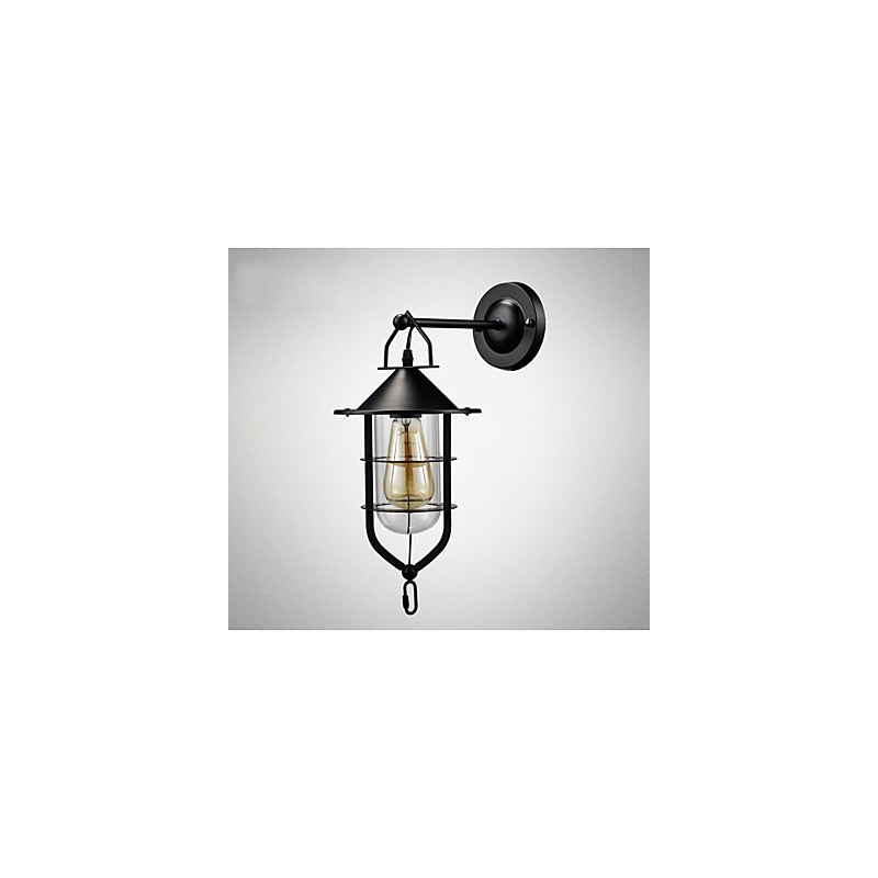 Nástenná lampa v európskom štýle balkónová ulička vonkajšia lampa retro priemyselný veterný bar nádvorie schody spálňa stena
