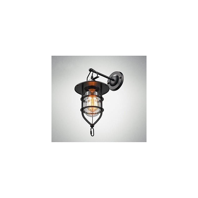 Nástenná lampa v európskom štýle balkónová ulička vonkajšia lampa retro priemyselný veterný bar nádvorie schody spálňa stena