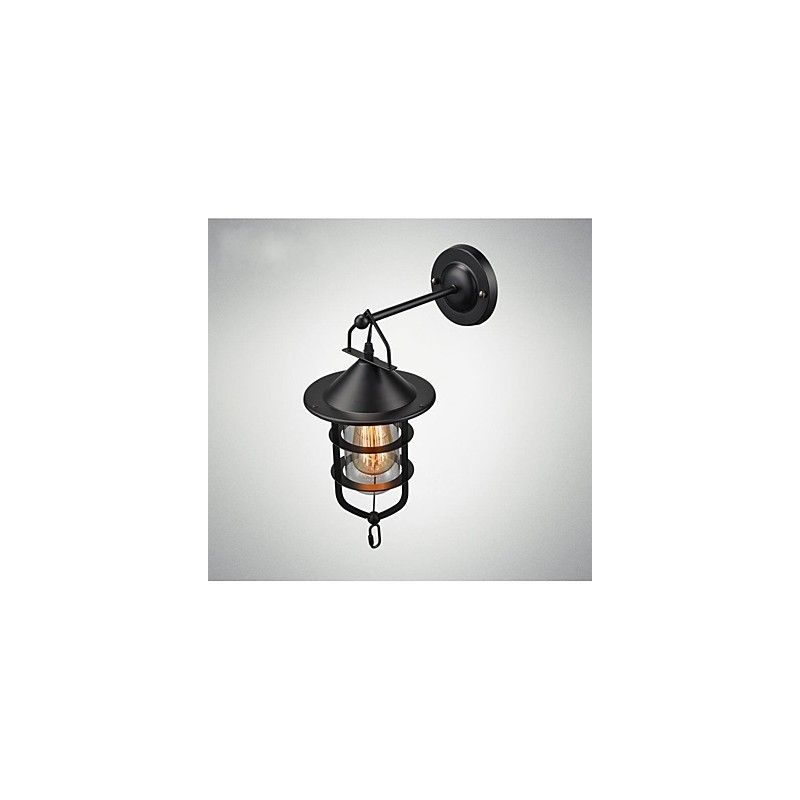 Nástenná lampa v európskom štýle balkónová ulička vonkajšia lampa retro priemyselný veterný bar nádvorie schody spálňa stena