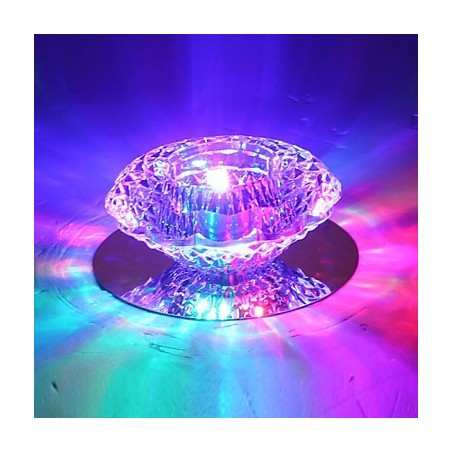 3W energeticky úsporná moderná stropná lampa s krištáľovým stropným svietidlom 3W energeticky úsporná moderná stropná lampa s krištáľovým stropným svietidlom