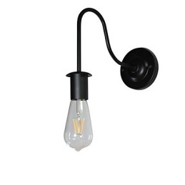 Nástenné svietidlá Nástenné železo Nástenná lampa Dumb Black Lightsaber Lamp On Wall