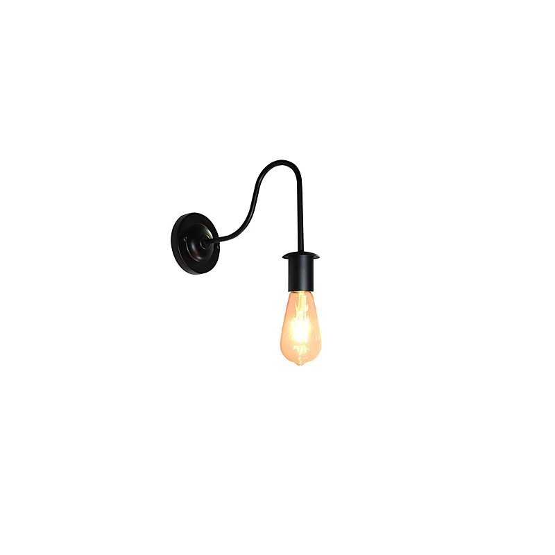 Nástenné svietidlá Nástenné železo Nástenná lampa Dumb Black Lightsaber Lamp On Wall