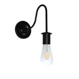 Nástenné svietidlá Nástenné železo Nástenná lampa Dumb Black Lightsaber Lamp On Wall