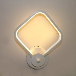 Jednoduchá moderná nočná lampa do spálne nástenná lampa Creative Personality schodisko hliníková lampa