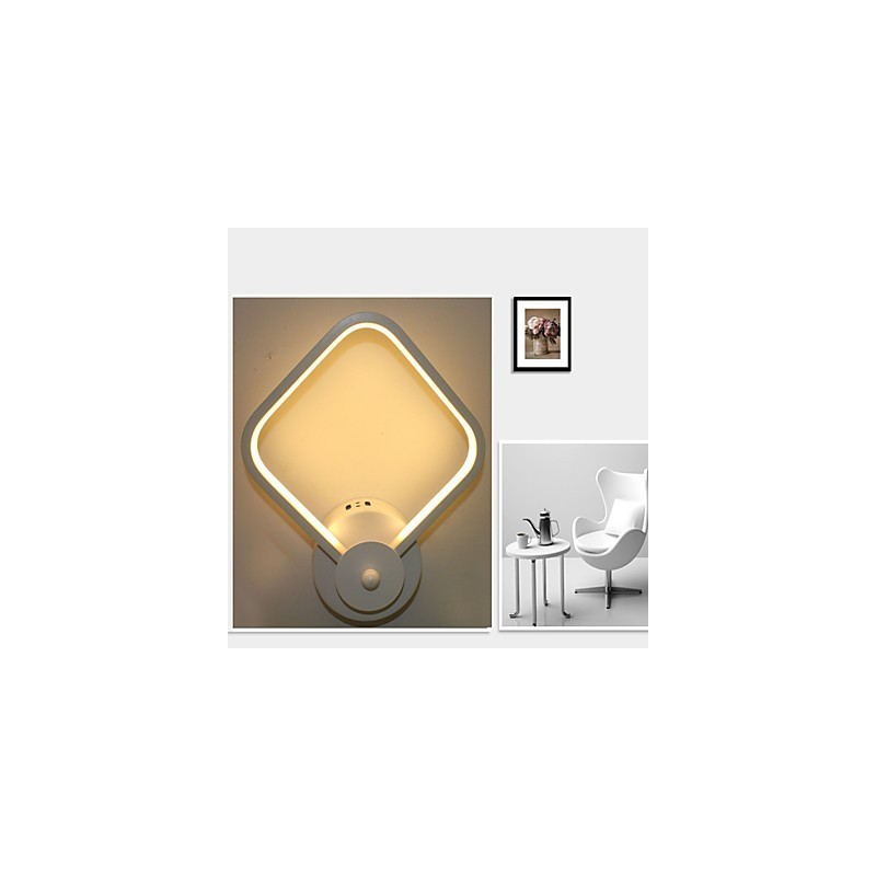 Jednoduchá moderná nočná lampa do spálne nástenná lampa Creative Personality schodisko hliníková lampa