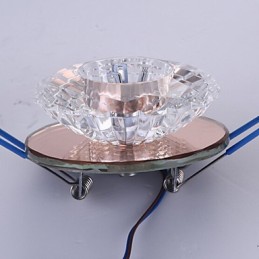3W energeticky úsporná moderná stropná lampa s krištáľovým stropným svietidlom