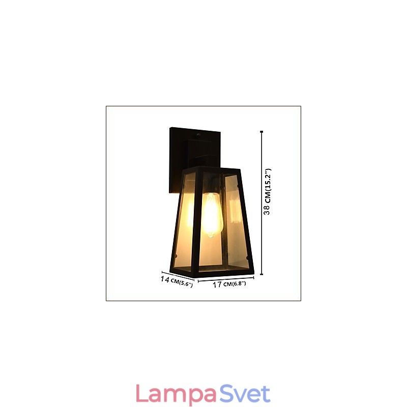 Nástenné svietidlo Nástenné svietniky Nástenné železo Nástenná lampa Dumb Black Lightsaber Lamp On Wall