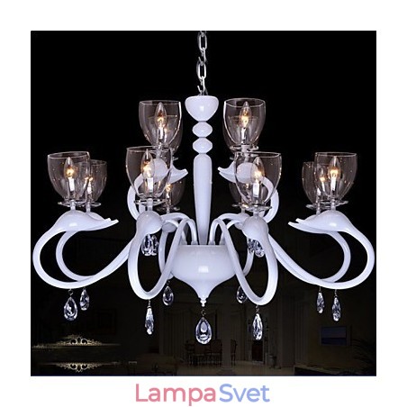Krištáľové svietidlo v európskom štýle Individuality Creative Swan 12 Light Luster Krištáľové svietidlo v európskom štýle Individuality Creative Swan 12 Light Luster
