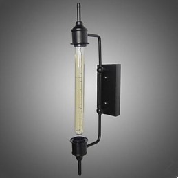 Vintage Industrial Wind Iron Oblečenie Bar Kaviareň Edison Flaute Nástenná lampa