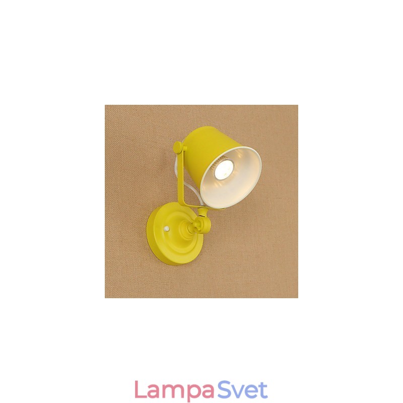 Maľovaná oceľová nástenná lampa Dumb Black Americká káva Dekorácia Retro nástenná lampa so svetelným mečom na stene