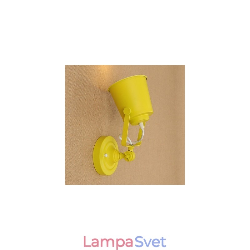 Maľovaná oceľová nástenná lampa Dumb Black Americká káva Dekorácia Retro nástenná lampa so svetelným mečom na stene