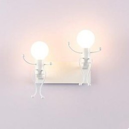 Nástenná lampa American Country Iron Nástenná lampa do kreatívnej spálne Nočná nástenná lampa Warm Aisle Villain