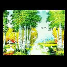 Integrovaná funkcia moderného súčasného moderného súčasného maľovania pre nástenné svietidlá s okolitým svetlom