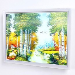 Integrovaná funkcia moderného súčasného moderného súčasného maľovania pre nástenné svietidlá s okolitým svetlom