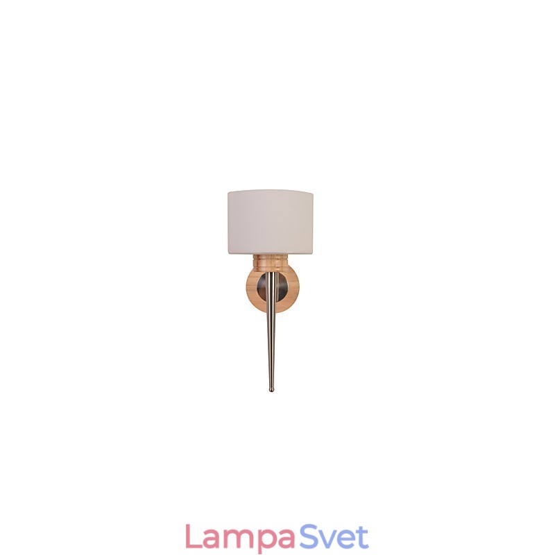 Jednoduchá nástenná lampa Nočná stolová lampa so skleneným tienidlom a masívnym drevom do spálne komoda Detská izba v obývačke