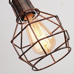 Priemyselná retro železná nástenná lampa Creative Personality Lift Kladka