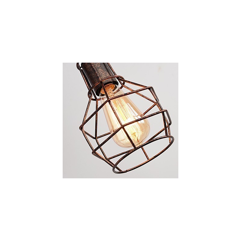 Priemyselná retro železná nástenná lampa Creative Personality Lift Kladka