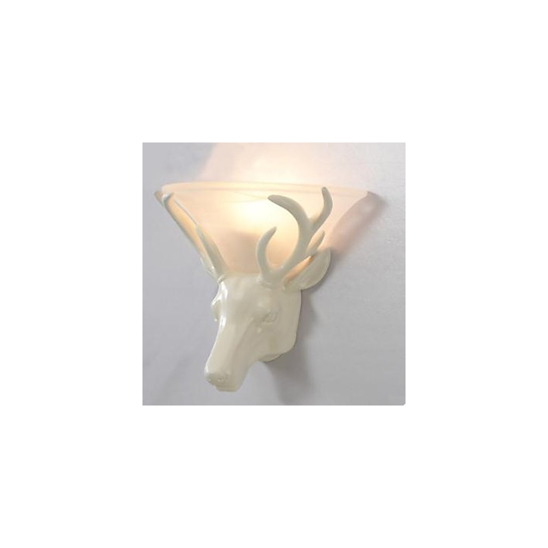 Súčasná a zmluvná nástenná lampa s jeleňovou hlavou Módna kreatívna nástenná lampa do spálne