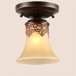 Luster Závesné svetlo Tradičné klasické rustikálne Lodge Vintage Retro Lucerna Jedáleň