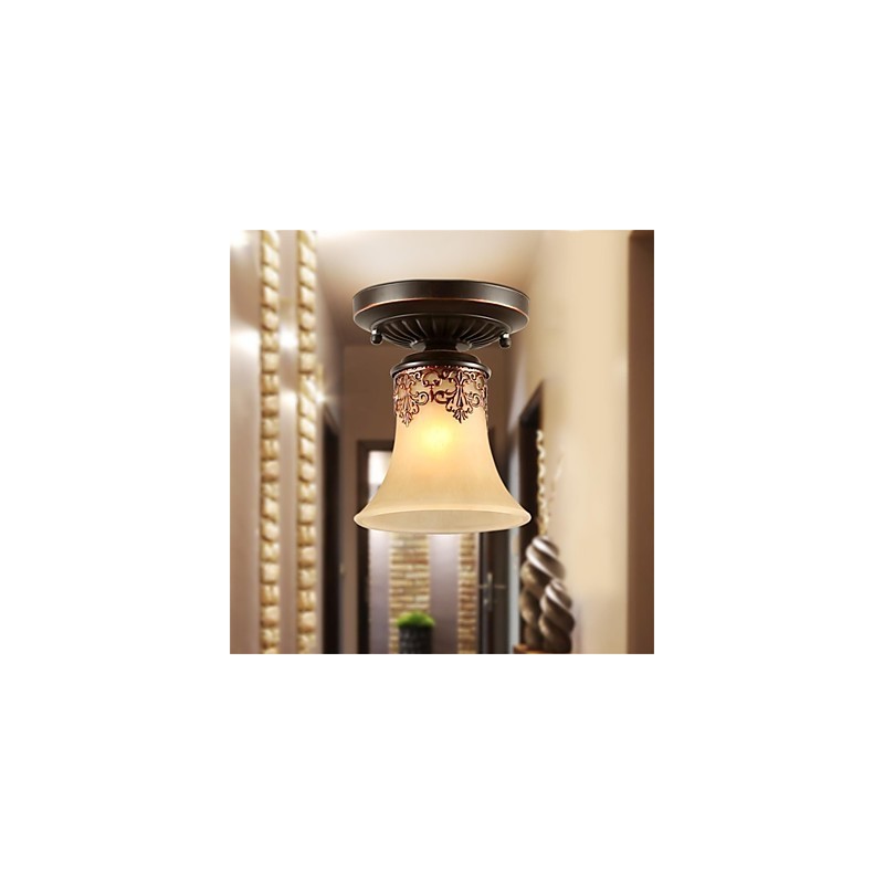 Luster Závesné svetlo Tradičné klasické rustikálne Lodge Vintage Retro Lucerna Jedáleň