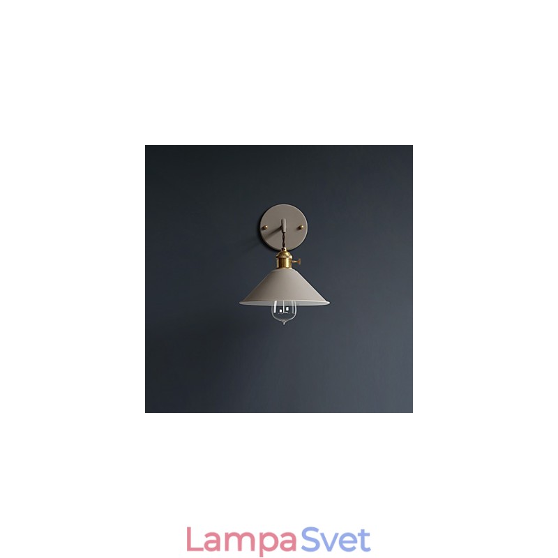 Nástenná lampa s jednoduchými priemyselnými hlavovými žiarovkami v mini veľkosti Vintage Retro Village Kovové nástenné svietidlo svietidlo do uličky