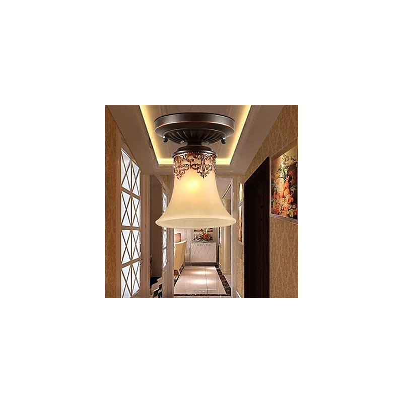 Luster Závesné svetlo Tradičné klasické rustikálne Lodge Vintage Retro Lucerna Jedáleň