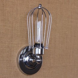 Jednoduchá vintage vidiecka retro galvanická funkcia pre nástenné nástenné nástenné svietidlá v mini štýle
