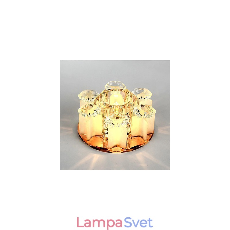 Krištáľová lampa Smd CreativeTube Spotlight Absorb Dome Light