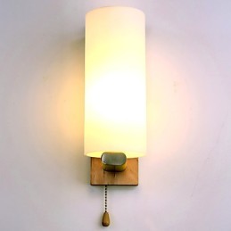 Novinka vo vidieckom štýle na ochranu zraku v mini štýle Okolité svetlo Nástenné svietidlá Nástenné svietidlo Drevená nočná lampa do spálne