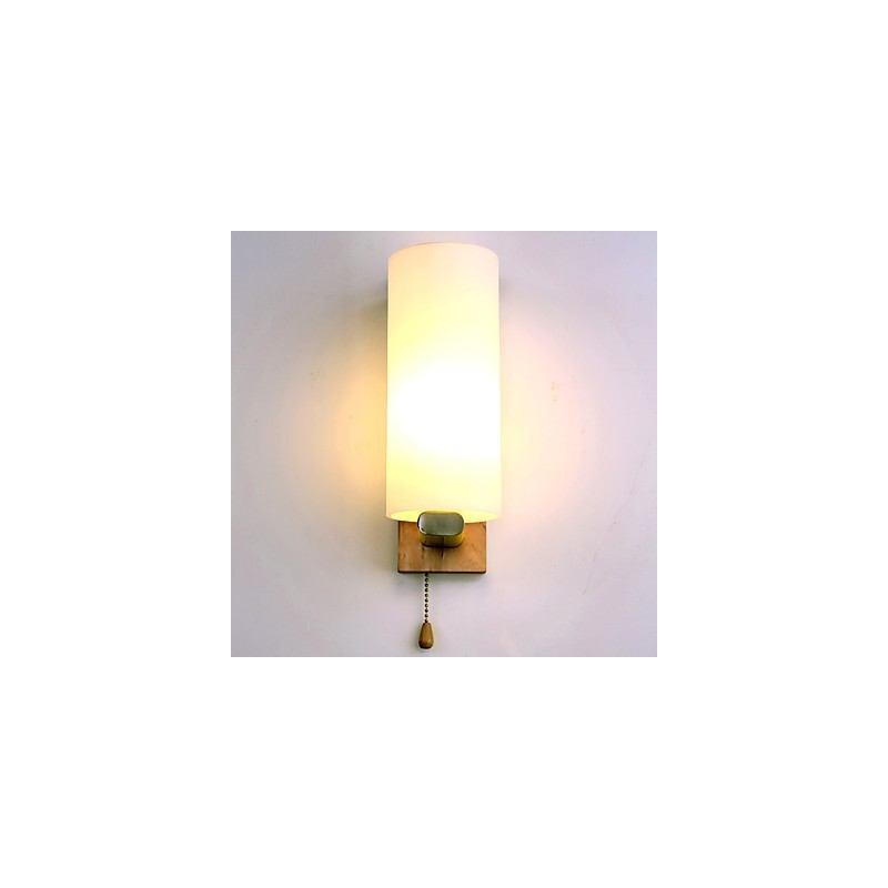Novinka vo vidieckom štýle na ochranu zraku v mini štýle Okolité svetlo Nástenné svietidlá Nástenné svietidlo Drevená nočná lampa do spálne