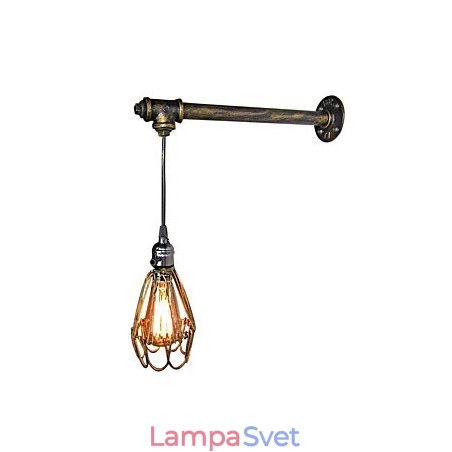 Loft vintage nástenné svietidlo reštaurácia kaviareň chodba bar Iron Cage nástenné svietidlo priemysel Osvetlenie železných potrubí Loft vintage nástenné svietidlo reštaurácia kaviareň chodba bar Iron Cage nástenné svietidlo priemysel Osvetlenie železných potrubí