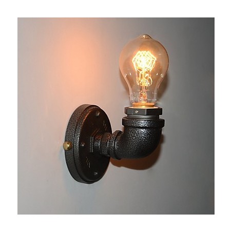 Simple Retro Industrial Iron Pipe Dekoratívne nástenné svietidlo Wall Fixture Simple Retro Industrial Iron Pipe Dekoratívne nástenné svietidlo Wall Fixture