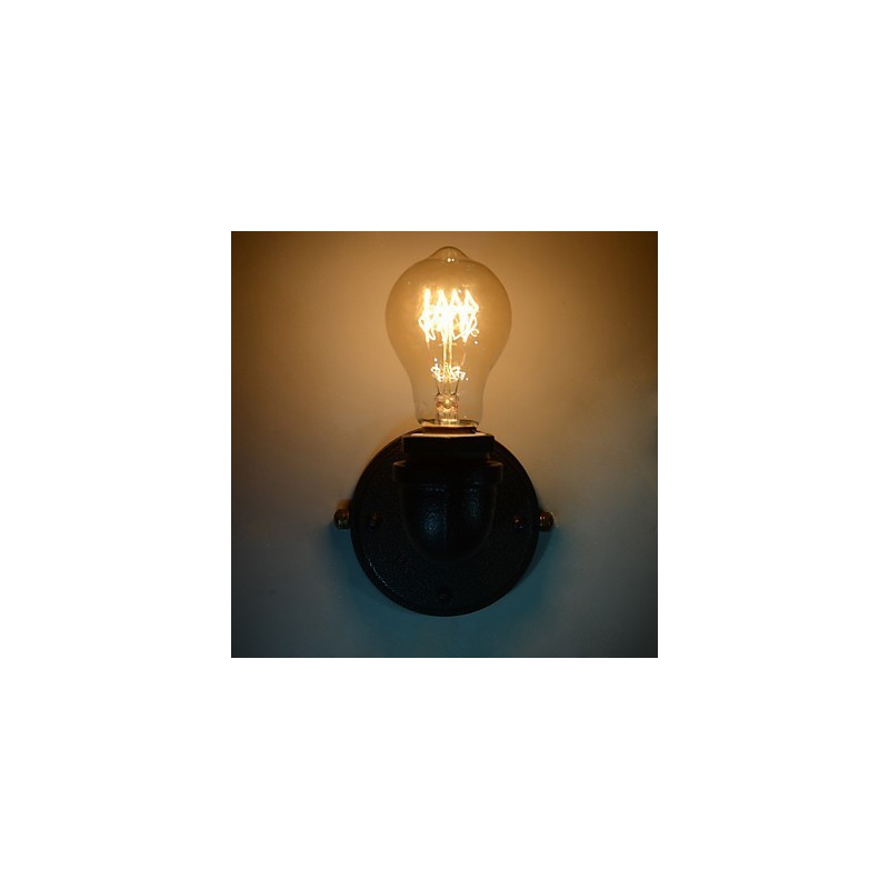 Simple Retro Industrial Iron Pipe Dekoratívne nástenné svietidlo Wall Fixture