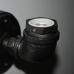 Simple Retro Industrial Iron Pipe Dekoratívne nástenné svietidlo Wall Fixture