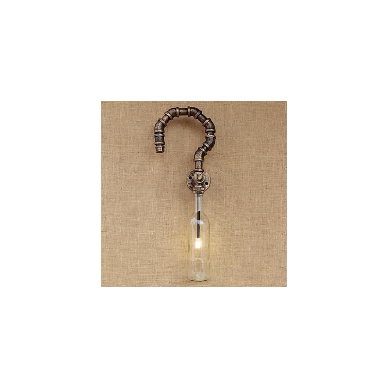 Retro American Village Kreatívny priemysel Wind Designer Nástenná lampa na fľašu s vodou Nástenné svietidlo