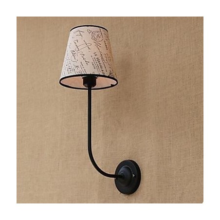 Moderný stručný módny bar reštaurácia Nostalgické raňajky látkový poťah nástenná lampa tepané železo ohyb Moderný stručný módny bar reštaurácia Nostalgické raňajky látkový poťah nástenná lampa tepané železo ohyb