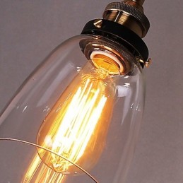 Industriálny Edison Jednoduchosť Sklenené nástenné nástenné svietidlo Kovový základný uzáver Jedáleň Študovňa Kancelársky predsieň Svetlo na stenu