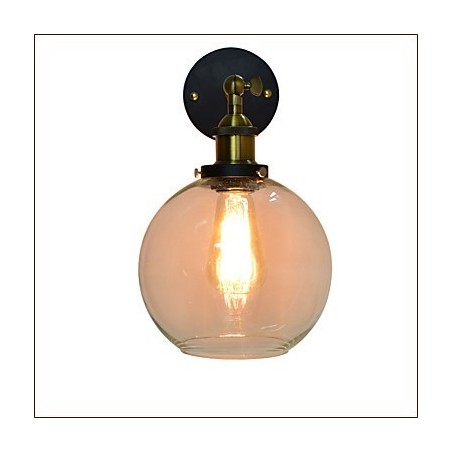 Železná nástenná lampa Čierna Jednoduchá retro nástenná lampa Jednohlavá dekoratívna nástenná lampa európskeho štýlu Železná nástenná lampa Čierna Jednoduchá retro nástenná lampa Jednohlavá dekoratívna nástenná lampa európskeho štýlu