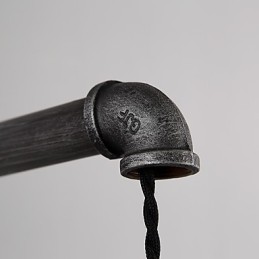 Vintage Industrial Pipe Nástenné svietidlá s vypínačom Kreatívne svetlá Reštaurácia Kaviareň Bar Dekoračné osvetlenie S 1 svetlom maľovaným povrchom