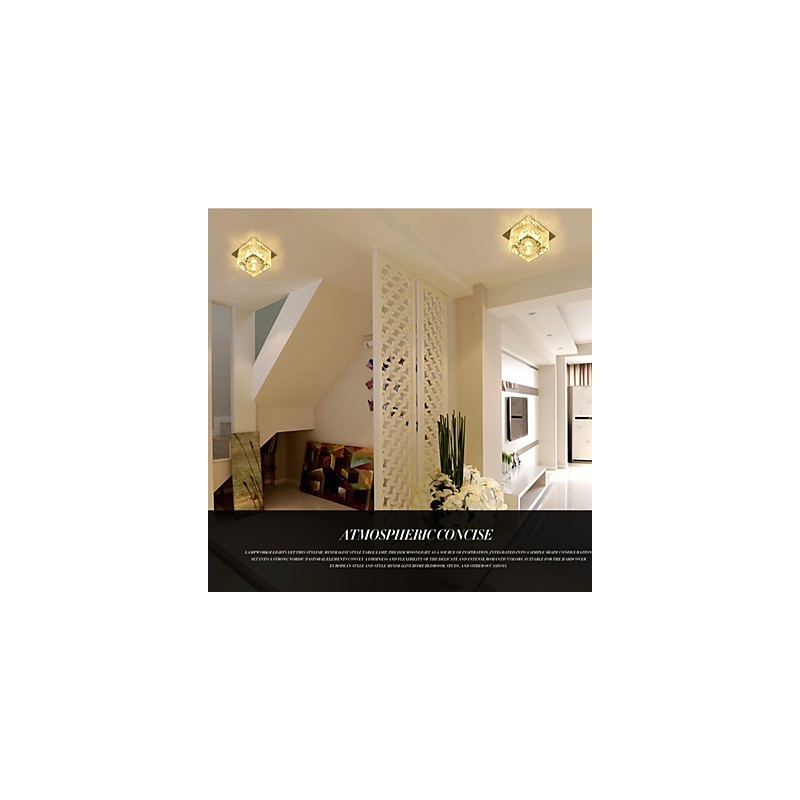 Krištáľová lampa Smd CreativeTube Spotlight Absorb Dome Light