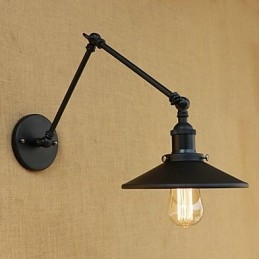 Rustic Lodge Country Retro obraz pre nástennú lampu s hojdacím ramenom v mini štýle