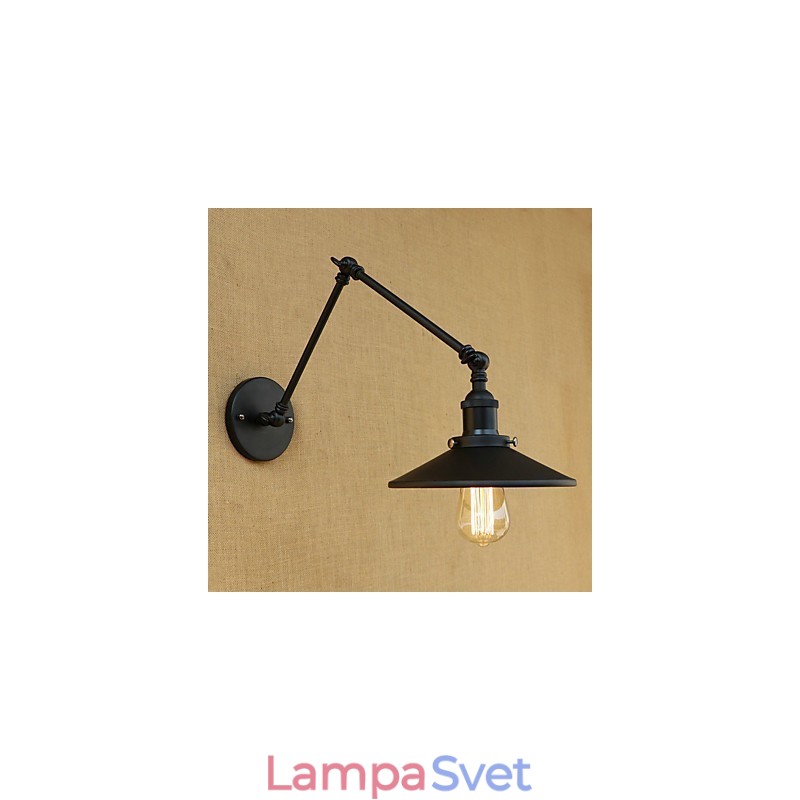 Rustic Lodge Country Retro obraz pre nástennú lampu s hojdacím ramenom v mini štýle
