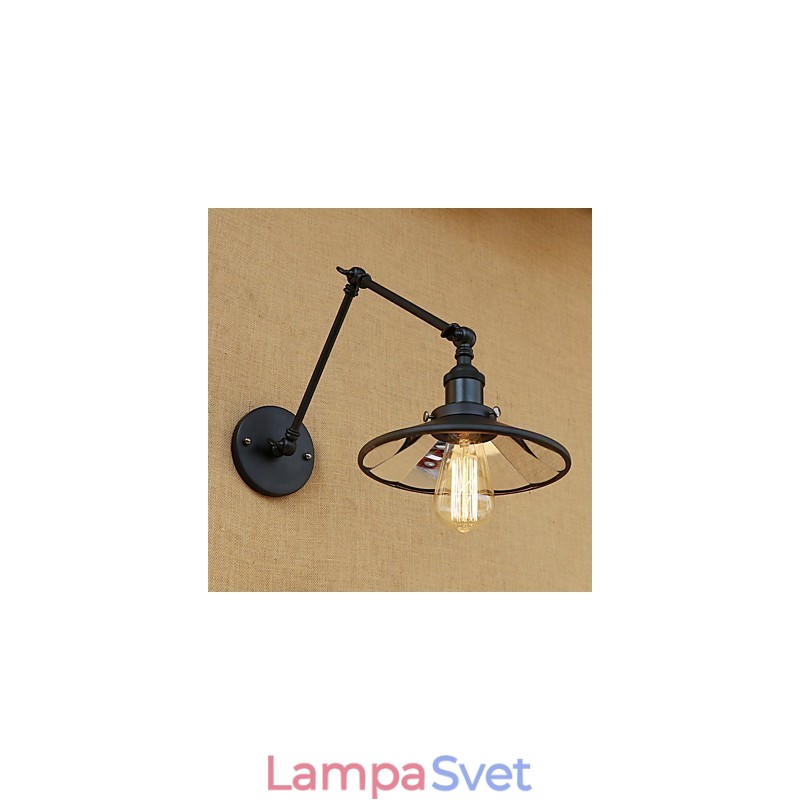 Rustic Lodge Country Retro obraz pre nástennú lampu s hojdacím ramenom v mini štýle
