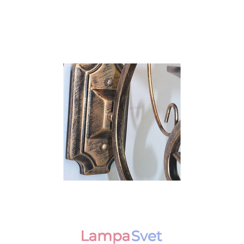Mini retro nástenná lampa Predsieň Osvetlenie nástennej lampy v tvare kovovej sviečky